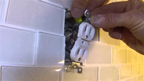 installing wall light junction box tile|how to extend tile outlet.